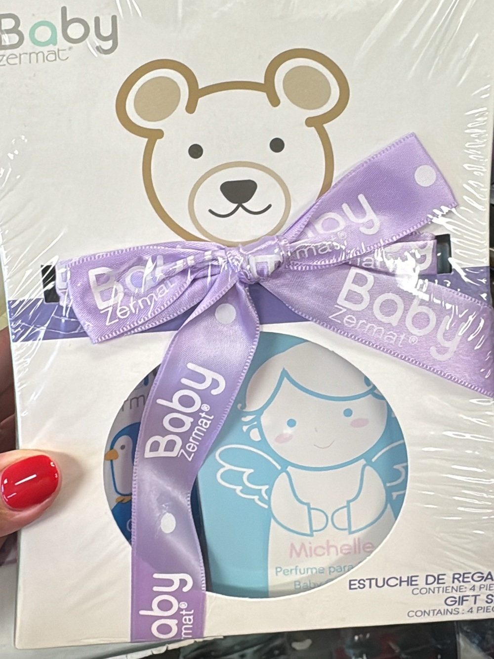 Lavender & White Baby Body Cream & Shampoo Set
